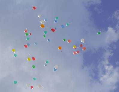 ballone im himmel